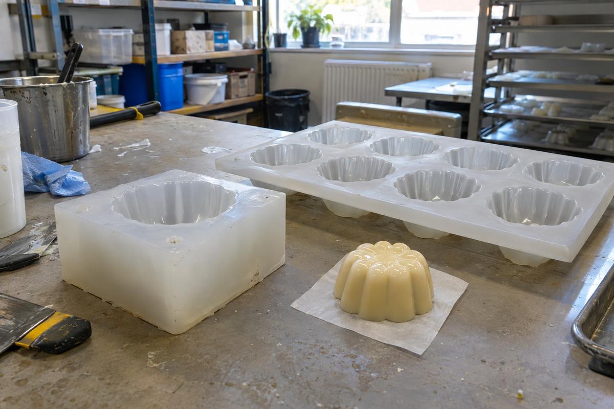 Single proof cavity beside completed production mould tray