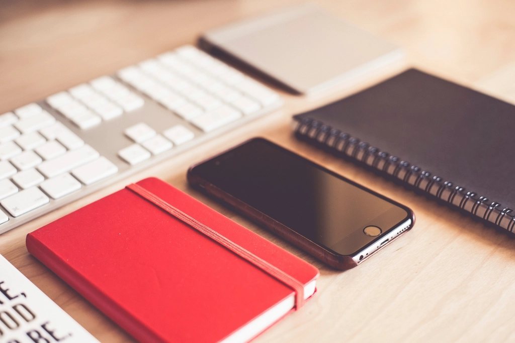 Brand and graphic design desk